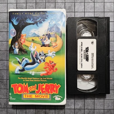 Tom and Jerry: The Movie (1993) - 90's Classic - (VHS) - Clamshell - EXCELLENT - Image 1 of 2