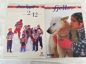 Vintage Lot of 2 PEER GYNT SANDNES Patterns Children 2-12 Book 33 & Catalog 32 - Picture 1 of 17