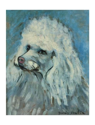 Cesta Francis Picabia (caniche blanco): impresión artística giclée de calidad de archivo 1936 Foto 1 de 2