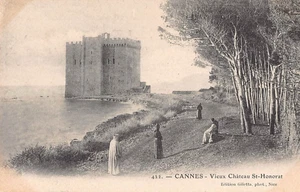 AK - FRANKREICH - CANNES - CHATEAU ST HONORAT - UNGETEILTE RÜCKSEITE - UNBESPIELT - Bild 1 von 2