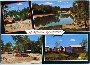 AK HALLSTEDT /BASSUM Kr. DIEPHOLZ Campingplatz Hallstedter Quellental 60er - Bild 1 von 1