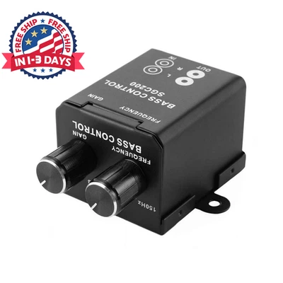 Amplificador de audio para coche,Controlador de graves subwoofer, ecualizador,.. - Image 1 of 4