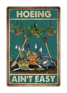 Funny Garden Sign Outside Decor - Humorous Gardening Gift for Women Enthusias... - Picture 1 of 7