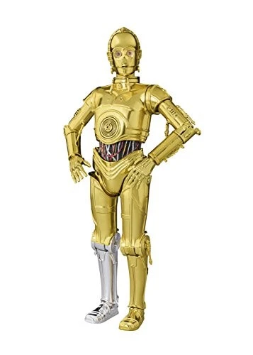 S.H. Boneco de ação Figuarts STAR WARS C-3PO A NEW HOPE cerca de 155 mm ABS e PVC - Imagem 1 de 4