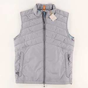 Peter Millar All Course Vest Mock Jacket Gray Men's M - Picture 1 of 8