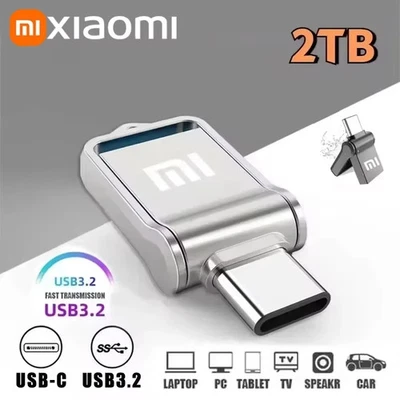  2TB Flash Drive Super High Speed Type C Ultra Dual USB 3.0 Flash Drive  - Image 1 of 4