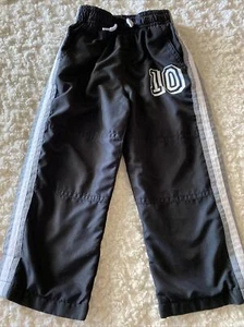 Healthtex Boys Black White Gray Side Stripe 10 Athletic Pants 2T - Picture 1 of 8