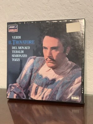 Verdi Il Trovatore 1983 Del Monaco Tebaldi Simionato Tozzi 2 Cassette Set Sealed - Image 1 of 4