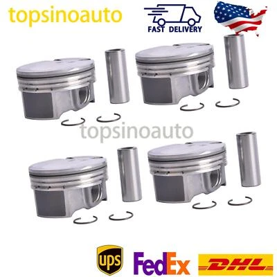 23410-2G400 para Kia Optima SPORTAGE 2011-2013 2,0 L TURBO 4 piezas pistones y anillo G4KH Foto 1 de 4