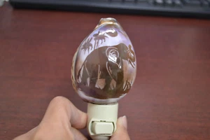 ELEPHANT CARVED TIGER COWRIE SEA SHELL NIGHTLIGHT  - Picture 1 of 3