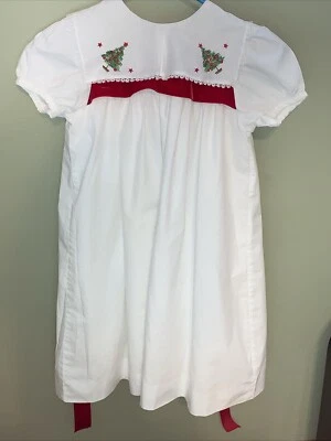 VTG Lavender Blue Embroidered Christmas Dress size 5 - Image 1 of 4