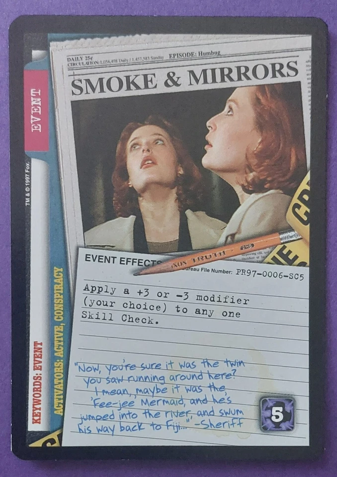 1996-97 X-Files CCG promos.  Pick your card. - Image 1 of 1