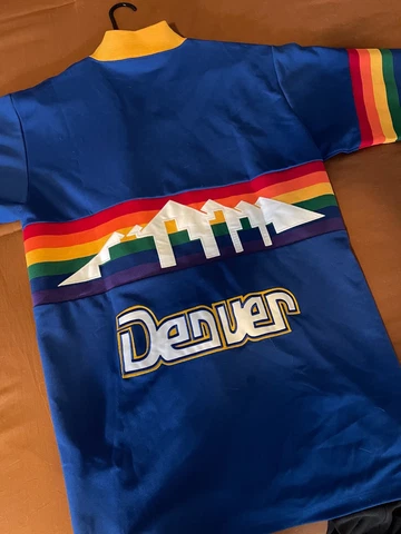 Mitchell and Ness Denver Nuggets Jersey 1987-88 Warm up Jacket Size 46 Cover