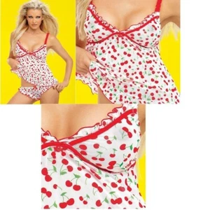 nuevo top cami caprice cereza mujer ropa interior talla grande - Imagen 1 de 1