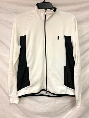 Ralph Lauren Golf Women's Dry Fit Full Zip Black White Warm Up Jacket Medium - Image 1 of 3