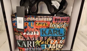 Borsa a tracolla Karl Lagerfeld tracolla multicolore NUOVA IN SCATOLA molto bella - Foto 1 di 15