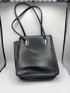 C&L Paris Womens Bag Fashion Black Leather Bag Black Leather Backpack - Picture 1 of 18