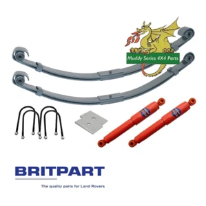 Coppia molle paraboliche anteriori Land Rover serie 2 2A 3 2 foglie DA2780 GA2780 - Foto 1 di 2