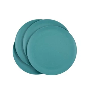 4 x Recycled Eco Picnic Plates- Teal - Camping Colour Party - Picture 1 of 2