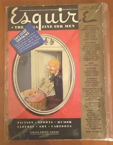 Vintage July 1940 Esquire Magazine F Scott Fitzgerald story great pics jokes etc - Picture 1 of 2