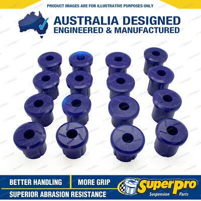 SuperPro HD Rear Leaf Spring Bush Kit for Toyota LandCruiser 76 78 79 Series - image 1 of 2