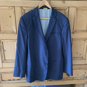 Brooks Brothers Blue Wool Blend Exployer Regent Fit Blazer Mens 40 Regular - Picture 1 of 10