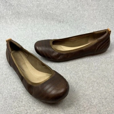 Timberland Earth Keepers Mujer Ballet Zapatos Planos Talla 9 Cuero Marrón Informal Foto 1 de 4