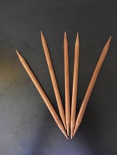 5PCS/Set Bamboo Double Pointed Knitting Needles 9mm