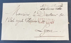 Brief Des Ministeriums Für Handel Und Öffentliche Arbeiten 1832 - Franchise - Bild 1 von 3