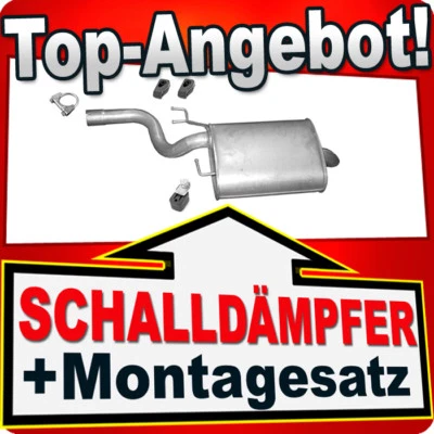 Silencieux d'échappement pour BMW 5 (E39) 520 150ch 523 170ch Berline 1995-19... - Photo 1/2