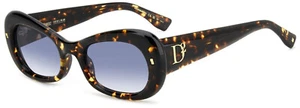 occhiali da sole donna Dsquared2 D2 0110/S 086/08 misura 52/21/145 NUOVO - Imagen 1 de 5