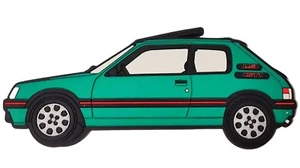 Imanes nevera Peugeot 205 gt i, asas láser verde - Imagen 1 de 2