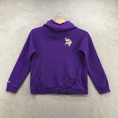 Chaqueta con Capucha Mitchell & Ness Minnesota Vikings Para Hombre S Púrpura Bordado Logo Foto 1 de 4