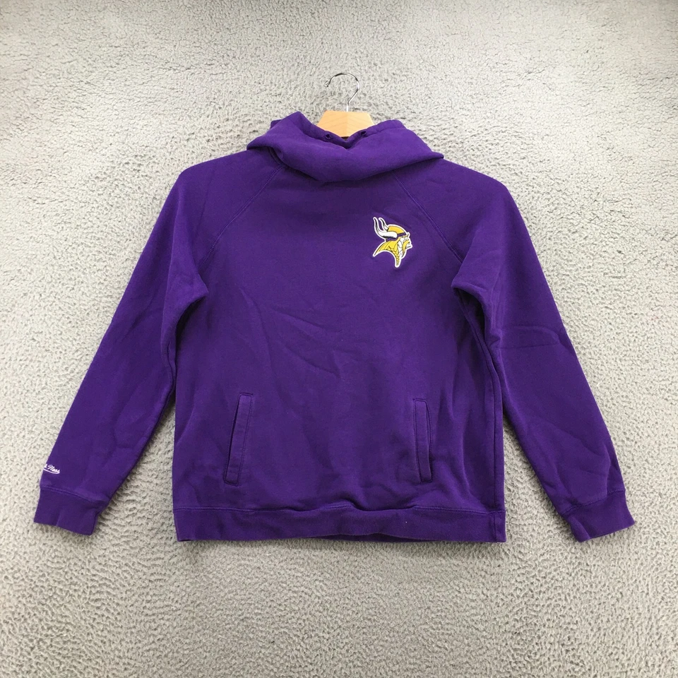 Куртка с капюшоном мужская Mitchell & Ness Minnesota Vikings S фиолетовая с вышитым логотипом - Изображение 1 из 4