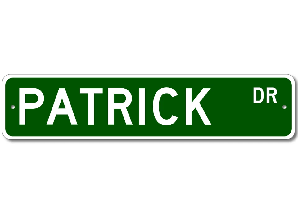 Mcgoldrick Drive Street Sign Personalized Custom Last Name Sign - Aluminum