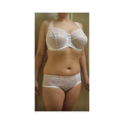 Sujetador Fayreform blanco/rosa decadente taza completa en U/W Foto 1 de 4