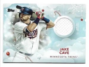 Camiseta Topps Walmart Holiday Relic Jake Cave 2020 gemelos #WHR-JC reliquia - Imagen 1 de 2