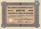 Mix Genest Alcatel SEL 1934 Berlin Schöneberg Stuttgart 1000 RM Blitzableiter