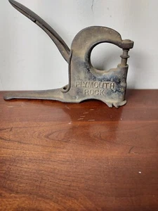 Vintage Antik Plymouth Rock Leder Lochwerkzeug Presse Nietzange - Bild 1 von 3