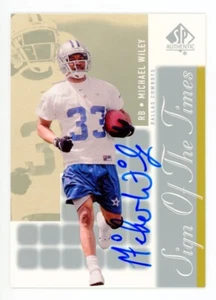 2000 SP Authentic Sign of the Times #MW Michael Wiley Rookie Auto - Picture 1 of 2
