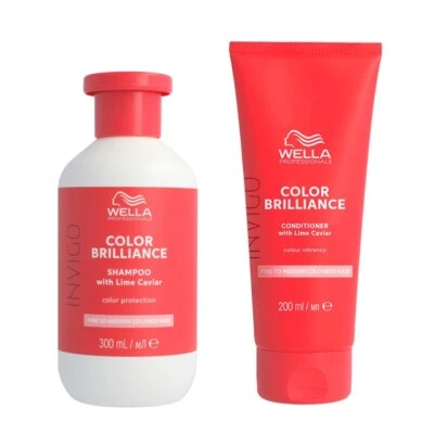 Wella Invigo Color Brilliance Shampoo Fine 300ml + Conditioner 200ml Duo