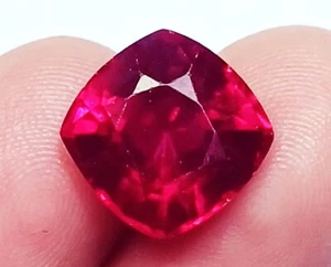 7.30 Ct Natural Ruby Cushion Shape Certified Loose Gemstone With Free Gift - Picture 1 of 7