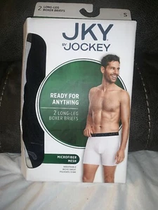Small Neu mit Etikett JKY by Jockey lächerlich weiche Boxershorts oder Trunk für Herren - 2er-Pack - Bild 1 von 1