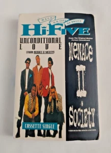 Hi-Five "Unconditional Love" (From Menace II Society) Cassette Tape Single - Picture 1 of 3