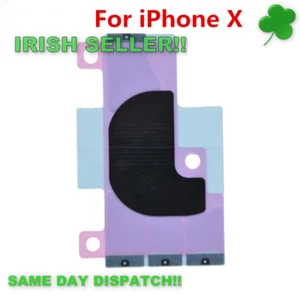 iPhone X Battery Stickers Battery Adhesive Glue Tape strips 2 x Pcs - Picture 1 of 3