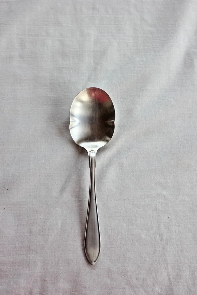 SWEDISH 1 ma 'NS ALPACCA'  SILVER Spoon 22 sm or 8.5 inc - Image 1 of 4