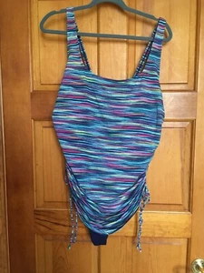 Lands End Einteiler geruchter Badeanzug 18 - Bild 1 von 7