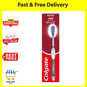 Colgate 360 Max White Sonic Power Medium Toothbrush - Whitening Toothbrush with - Picture 1 of 12