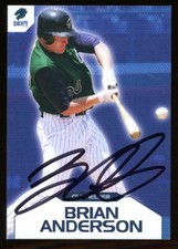 2007 Charlotte Knights BRIAN ANDERSON Signed Card autograph AUTO WHITE SOX