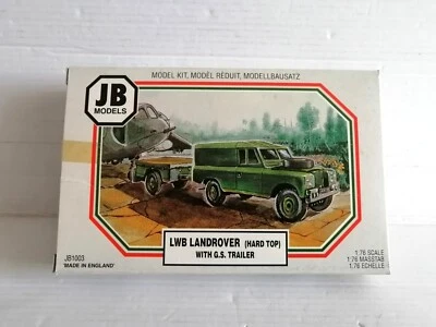 JB MODELS 1/76 LWB LANDROVER WITH G.S. TRAILER NO.JB1003 KIT MONTAGGIO - Immagine 1 di 2